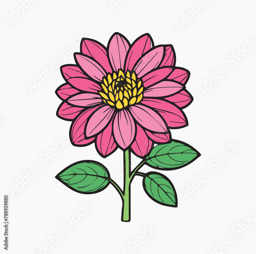 flower line filed icon download and can  be used for business logo 