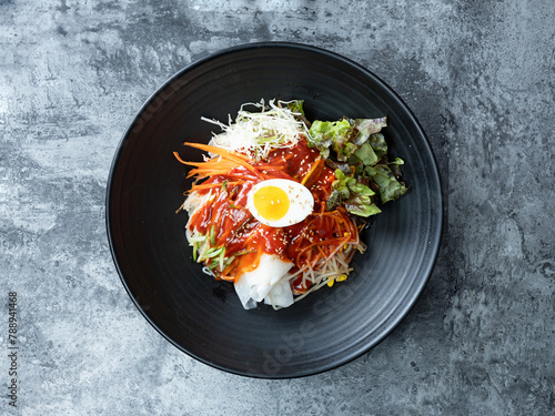 Spicy Cold Chewy Noodles, jjolmyeon