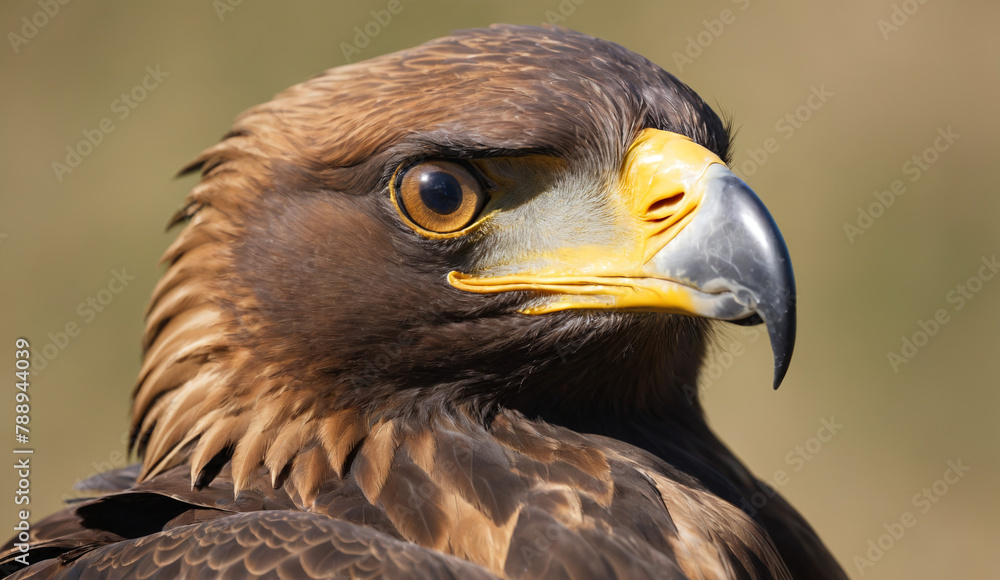 Fototapeta premium close up of a eagle, detailed