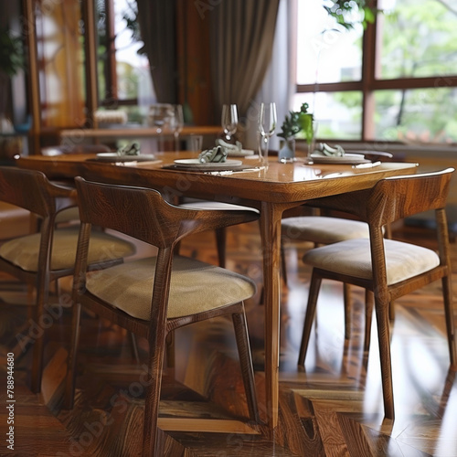 dining, dining room, table, chair, interior, furniture, room, restaurant, home, chairs, dining, cafe, house, wood, patio, wall, design, window, greece, flowers, floor, decoration, greek, style, street © Enzo