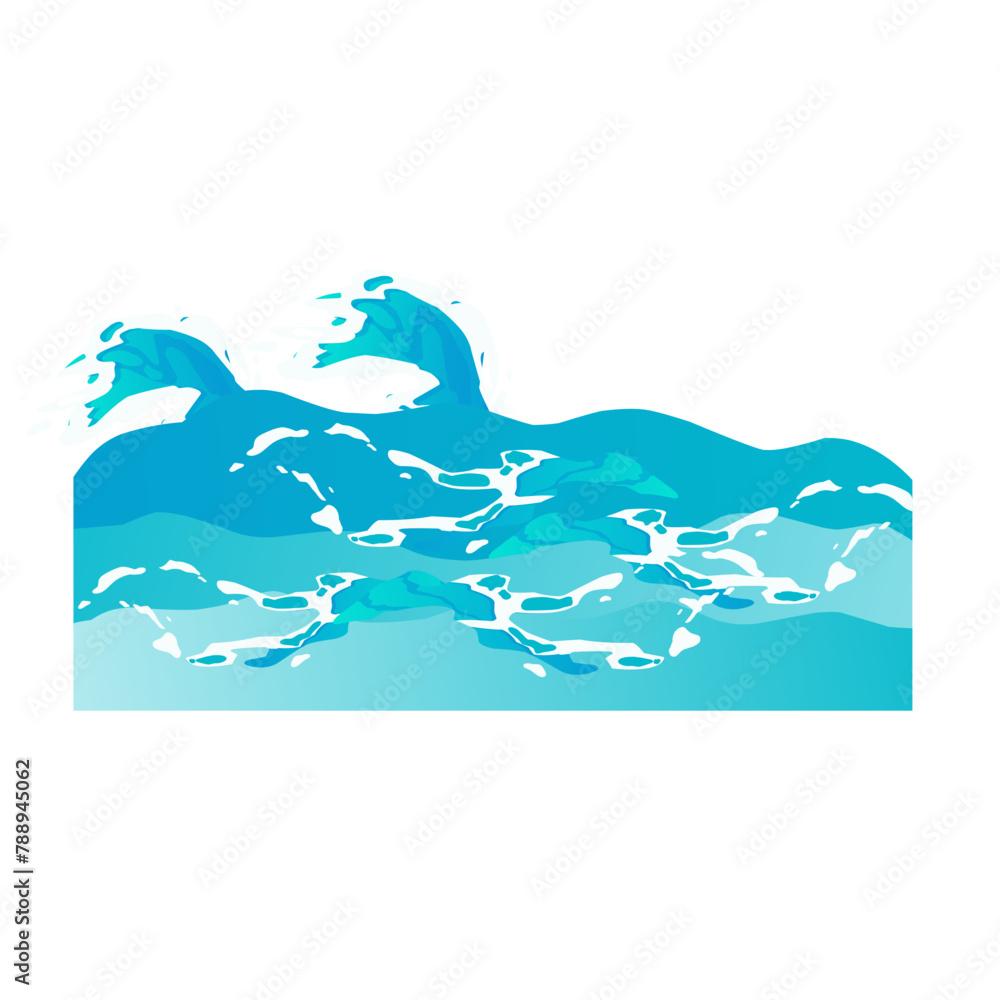 Naklejka premium Ocean waves 