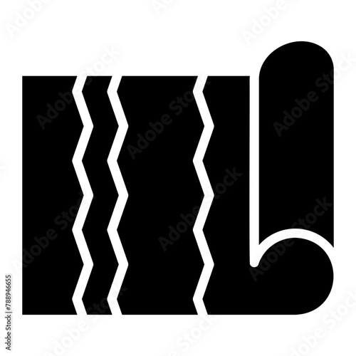 yoga mat Gradient icon