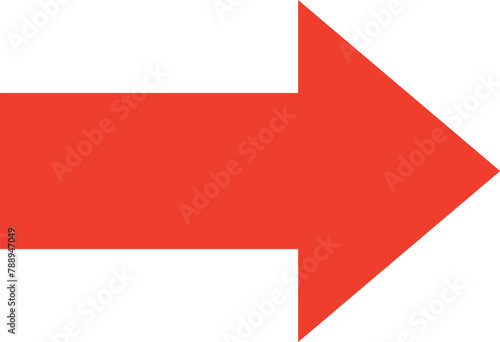 赤い矢印のアイコン photo