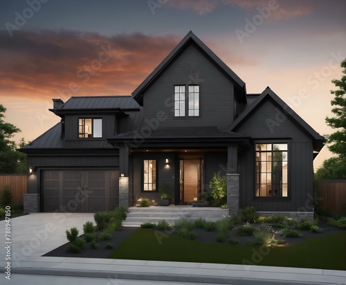 Black and grey house