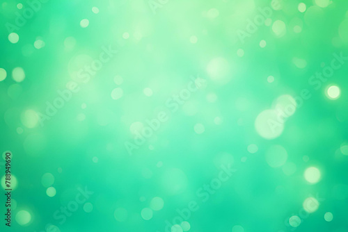 Aquamarine Green bokeh   a normal simple grainy noise grungy empty space or spray texture   a rough abstract retro vibe shine bright light and glow background template color gradient