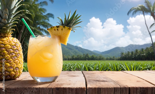 pineapple cocktail, boards product display