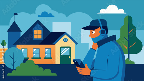 A resident contacting their Neighborhood Watch hotline to report a recent breakin at their neighbors house.