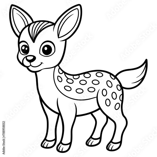 Animals coloring page for kids