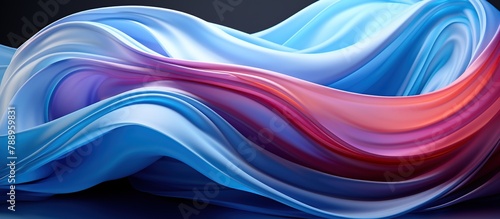 abstract blue and purple wavy background.