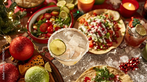 Feasting on tacos and sipping margaritas come together for a festive holiday filled with food and merriment photo