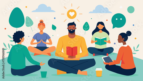 A mindfulness workshop encourages participants to reflect on their own personal values and how they can align them with their community