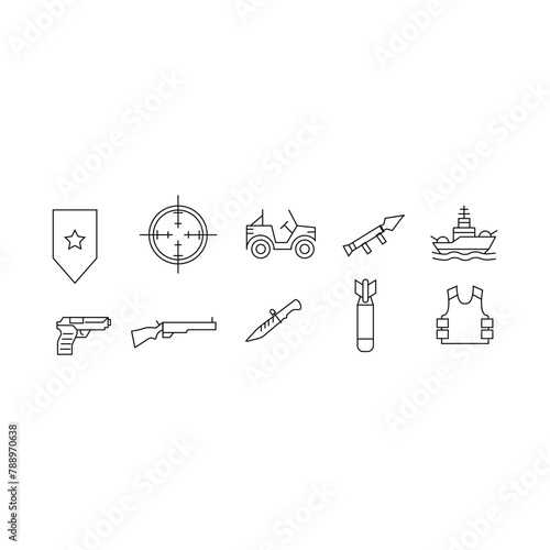 war symbol war tools icon design for graphics, logo, website, social media, UI, mobile apps, EPS10