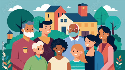 A cohousing project promoting cultural diversity and inclusion where residents from different backgrounds come together to create a harmonious