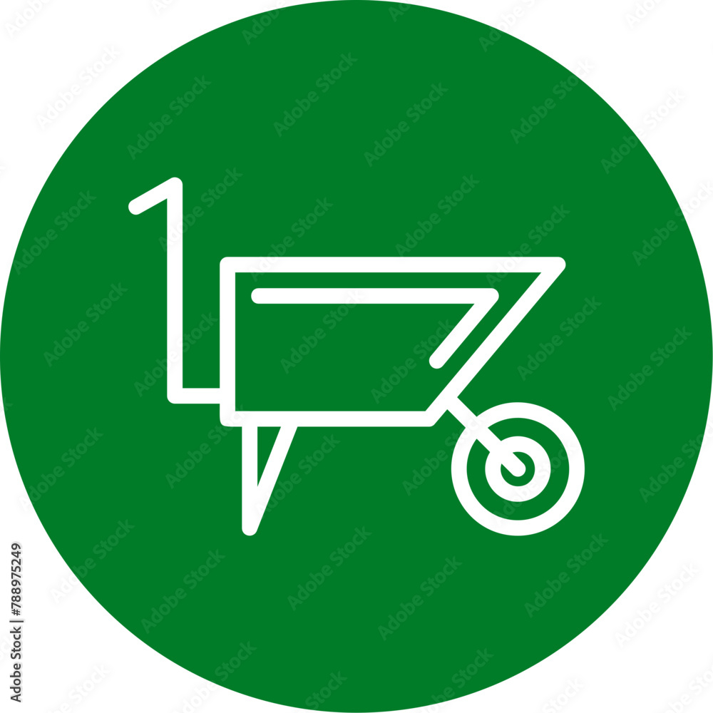 Wheelbarrow Icon Wheelbarrow Icon