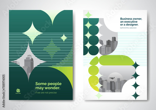 Template vector design for Brochure, AnnualReport, Magazine, Poster, Corporate Presentation, Portfolio, Flyer, infographic, layout modern with color size A4, Front and back, Easy to use.