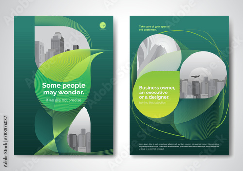 Template vector design for Brochure, AnnualReport, Magazine, Poster, Corporate Presentation, Portfolio, Flyer, infographic, layout modern with color size A4, Front and back, Easy to use.