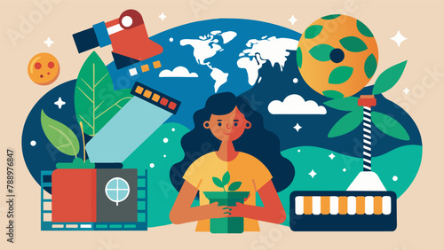 An educational film screening presents documentaries and films about the concept of sustainable living and its importance for a thriving planet.