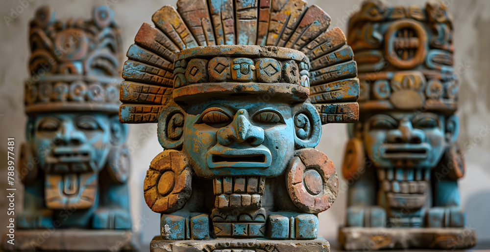 Olmec god Bird Monster (This deity was a fearsome creature with a bird-like head and a serpent-like body.) Olmec god Bird Monster (This deity was a fearsome creature with a bird-like head and a serpent-like body.)