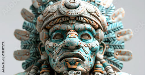 Wallpaper Mural Mayan god Bolon Dzacab ( associated with the underworld and the cycles of life and death. ) Torontodigital.ca