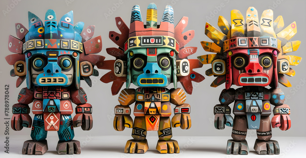 Tolteca god Tlahuizcalpantecuhtli (The god of the morning star Venus) Tolteca god Tlahuizcalpantecuhtli (The god of the morning star Venus)