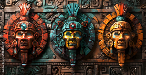 a catalog of Aztec Tonatiuh   The sun god 