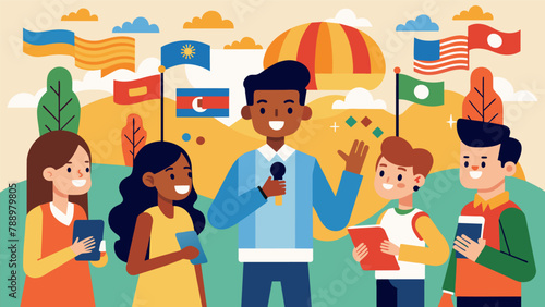 A variety of languages and dialects can be heard as guests take part in language lessons and cultural workshops at the Cultural Ambassador