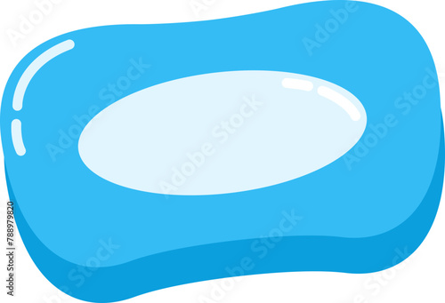 Blue clean soap