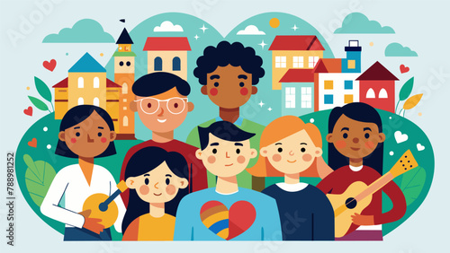 A collaborative project between local artists and students from nearby schools showcasing the diverse talents of the next generation and