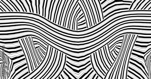 Striped background. Black and white stripes. Abstract background Background in 4k format .