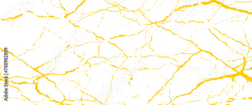Vector abstract Transparent background with Japanese kintsugi cracks design.