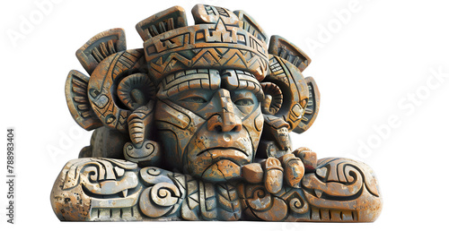 a catalog of Olmec god Fire God (Associated with fire and the sun, this deity was often depicted with flames or with a sun-like symbol.)