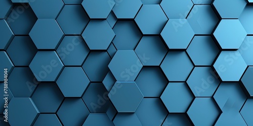 Minimalistic modernity in electric blue hexagon design ⚡🔷 Bold and contemporary allure.