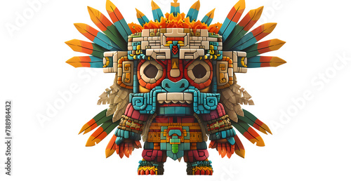 Huitzilopochtli (The god of sun, war, and human sacrifice © ClicksdeMexico