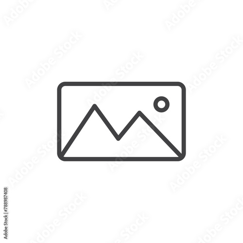Photo Gallery and Picture Album Icons. Image Display and Visual Representation Symbols.