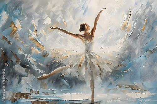 painting of a ballerina