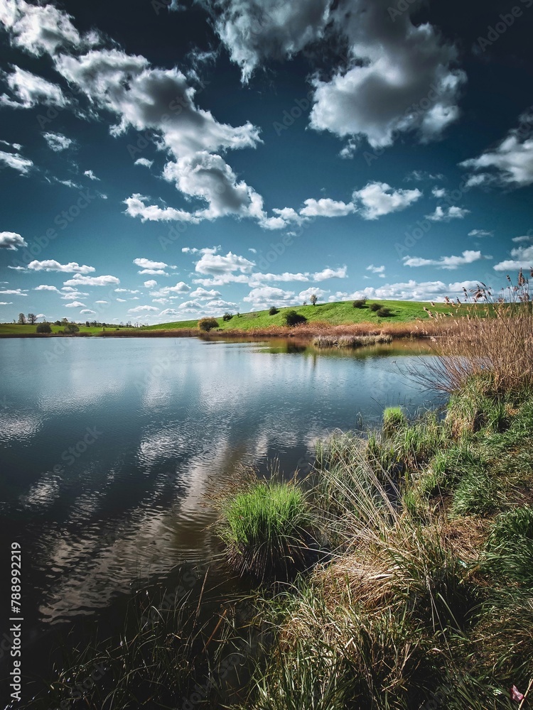 Lake and sky. Masuria Poland