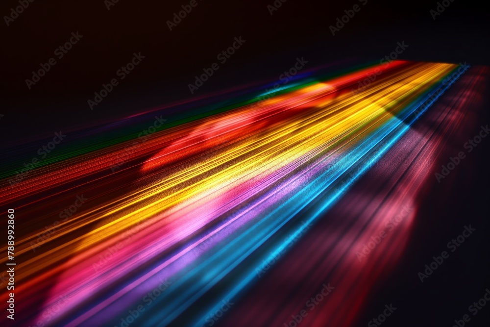 Dynamic Spectrum of Light Rays on Dark Surface Dynamic Spectrum of Light Rays on Dark Surface
