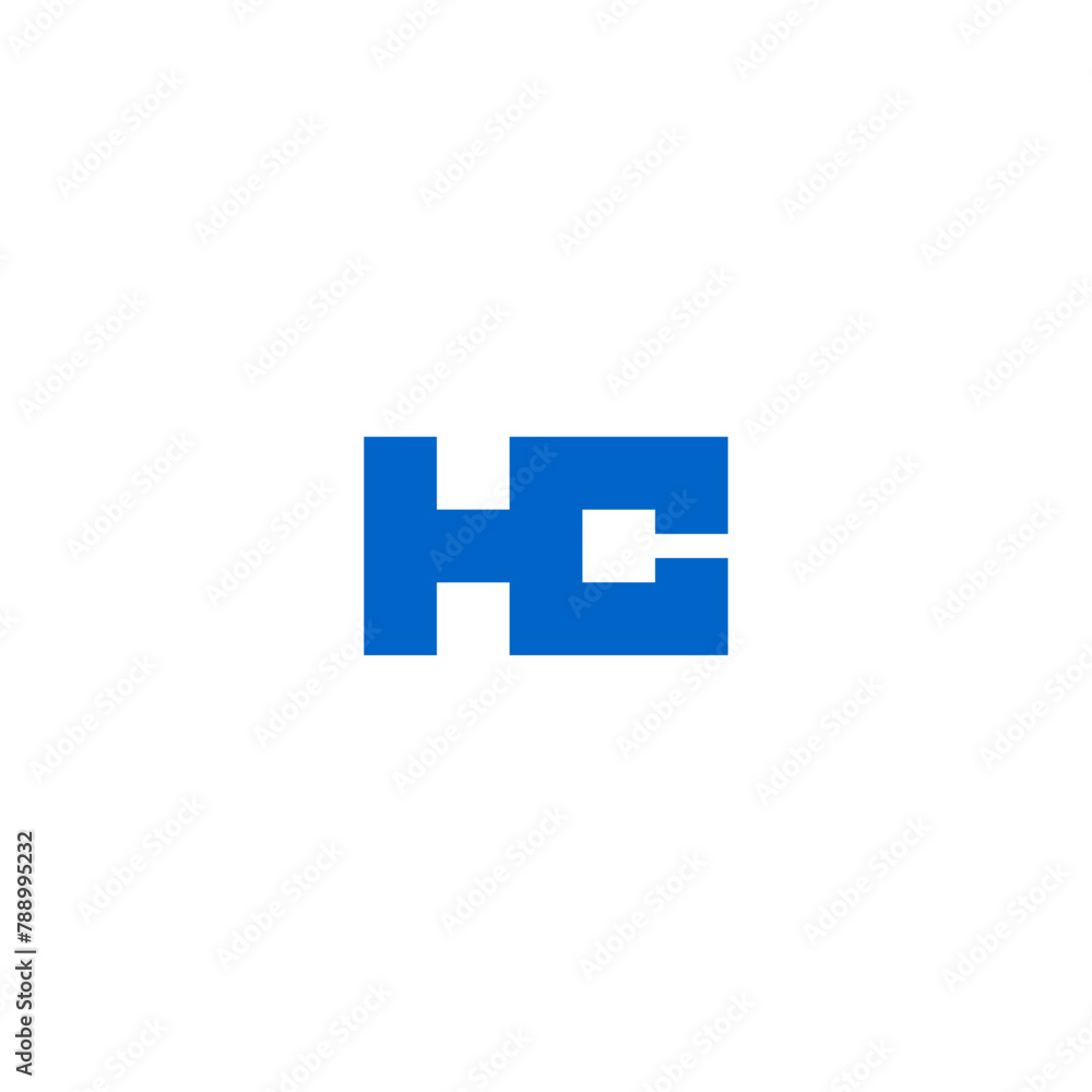 HC monogram logo dark blue color HC monogram logo dark blue color
