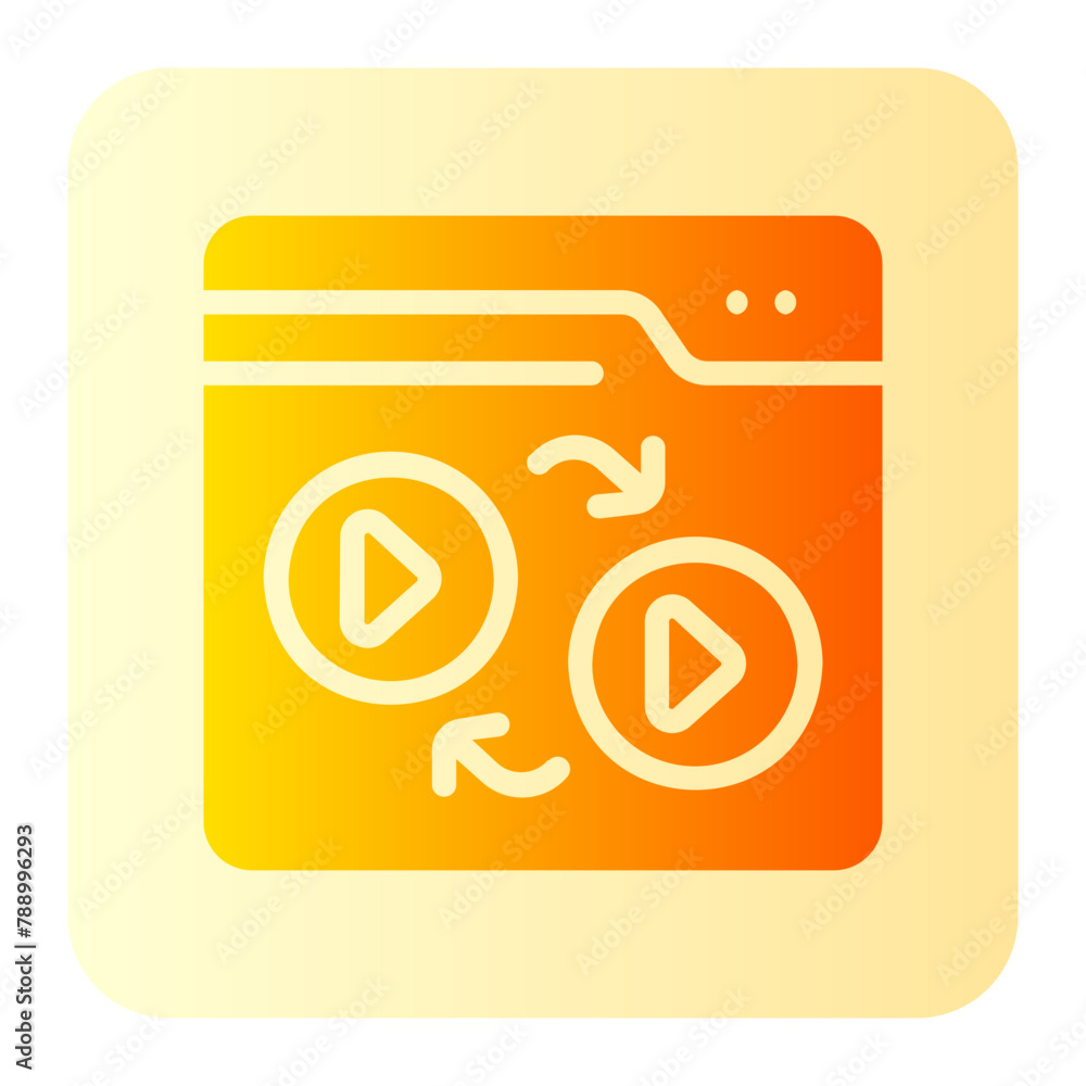 related content gradient icon
