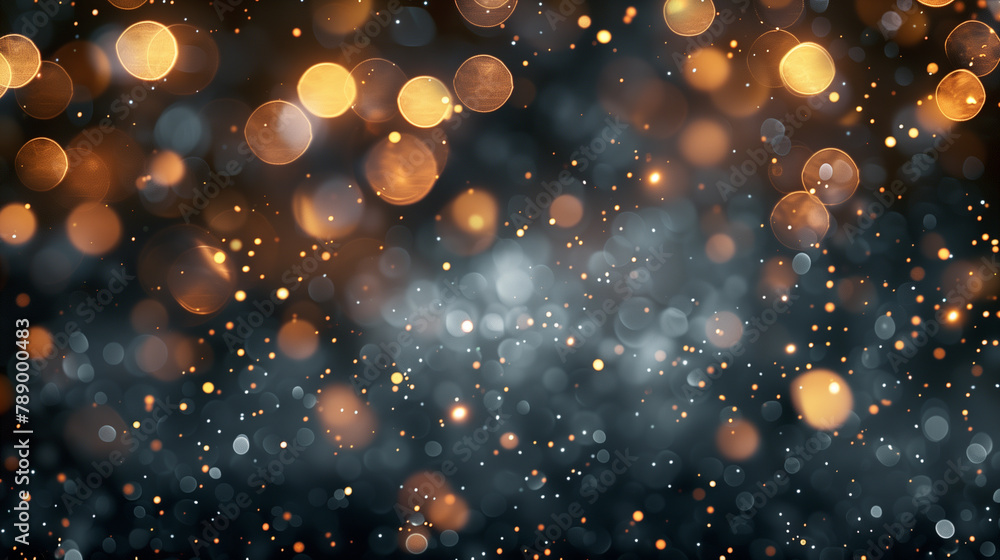Christmas and new year background with garland, bokeh, lights Christmas and new year background with garland, bokeh, lights
