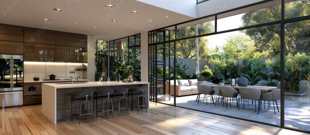 Modern home with an upscale kitchen Modern home with an upscale kitchen