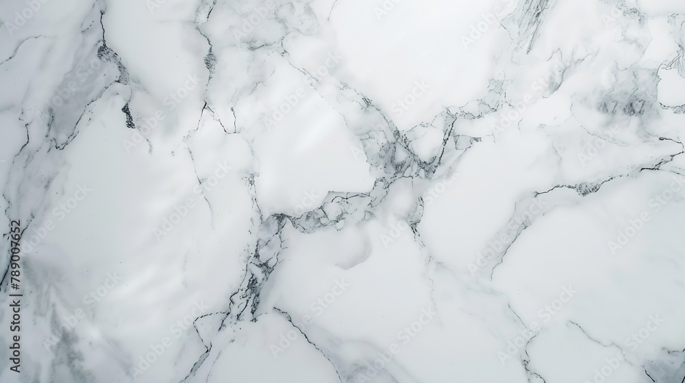Empty white and grey marble flat lay background Smooth stone backdrop with no people and no props : Generative AI