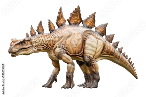 Large Monster Dinosaur that live during the Cretaceous age isolated on background, Dominant carnivore reptile animal.