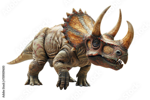 Large Monster Dinosaur that live during the Cretaceous age isolated on background  Dominant carnivore reptile animal.