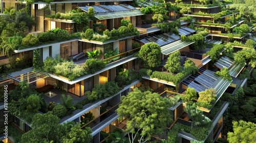 Green building development with innovative technologies for net zero energy consumption