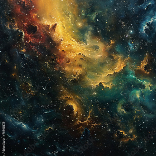 Galactic Abstraction  Exploring Cosmic Vistas 