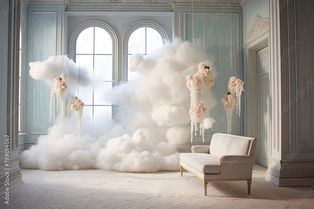 Cloudscape Dreams: Ethereal Living Room Decor for a Heavenly-Inspired, Serene Space Cloudscape Dreams: Ethereal Living Room Decor for a Heavenly-Inspired, Serene Space