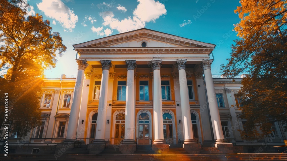 Fototapeta premium Government building, symbolizing the public sector.