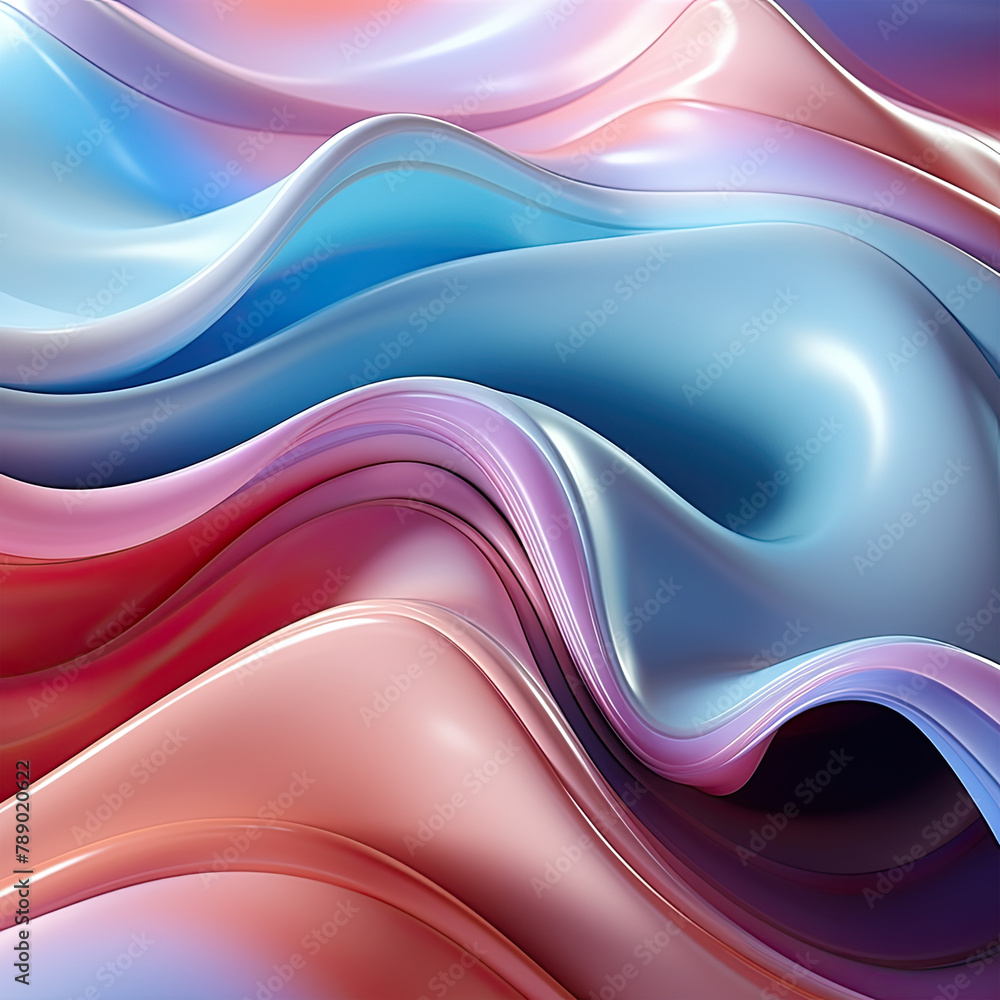 Watercolor Abstract fluid holographic pastel curved wave in motion colorful background, Gradient design, clipart Illustration, Generative Ai Watercolor Abstract fluid holographic pastel curved wave in motion colorful background, Gradient design, clipart Illustration, Generative Ai