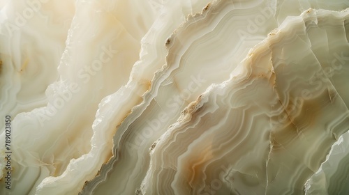 The texture of natural polished smooth natural marble stone Onyx For abstract home decoration closeup : Generative AI